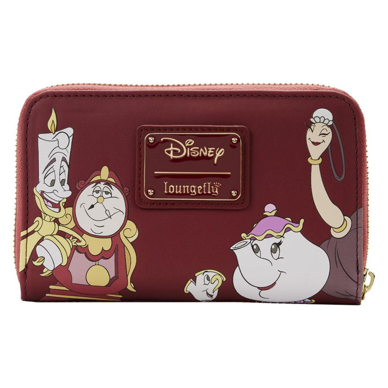 Beauty and the Beast - Fireplace Scene Zip Around Purse