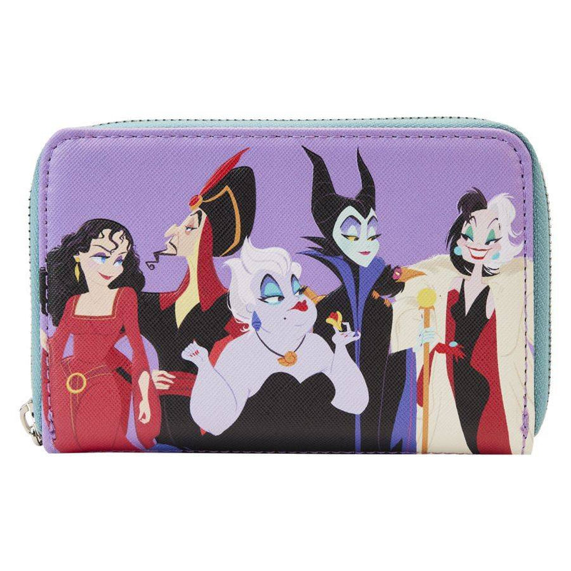 Disney Villains - Colour Block Zip Around Purse