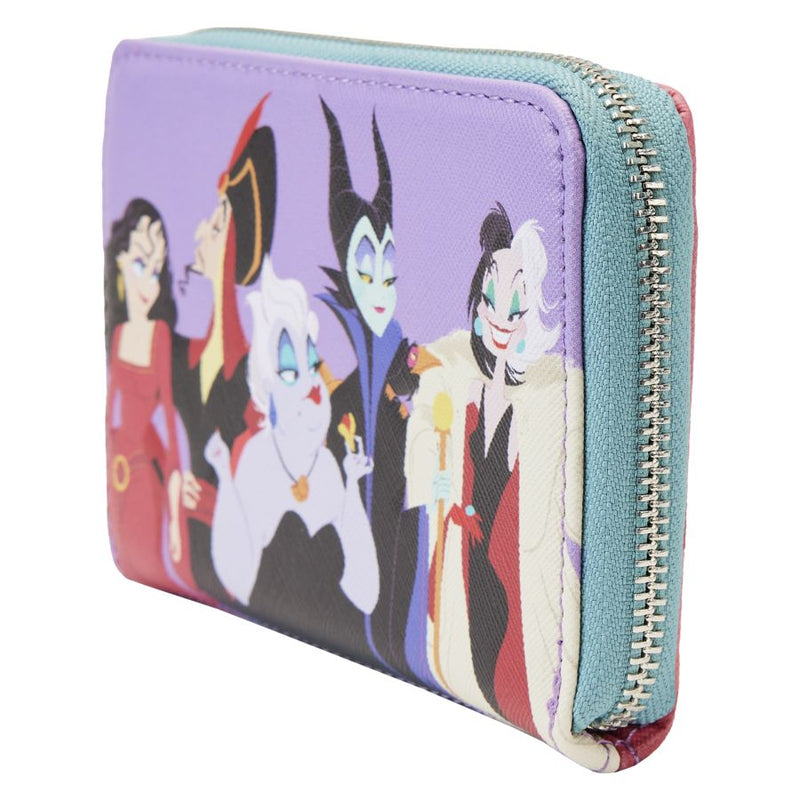 Disney Villains - Colour Block Zip Around Purse