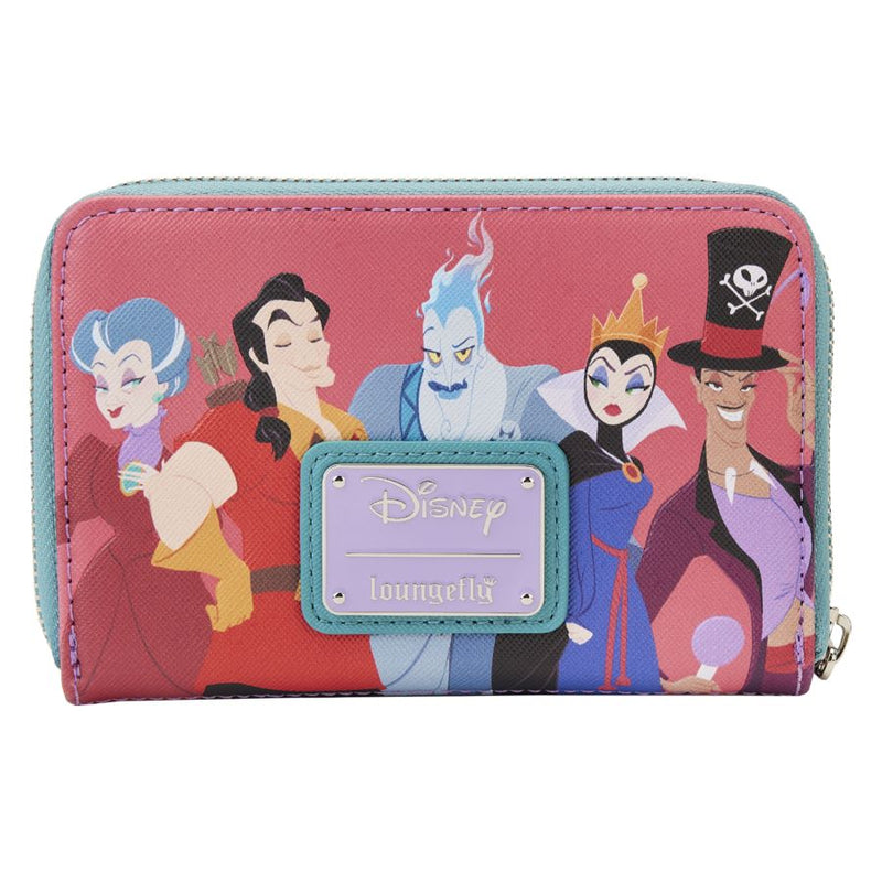 Disney Villains - Colour Block Zip Around Purse