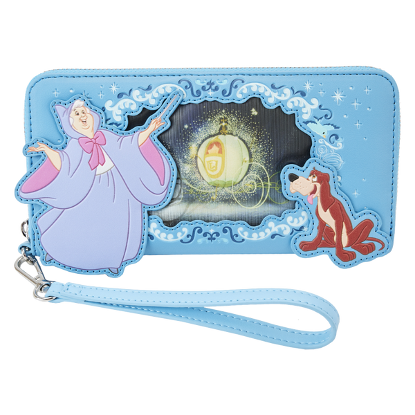 Cinderella - Princess Lenticular Zip Around Wallet Wristlet