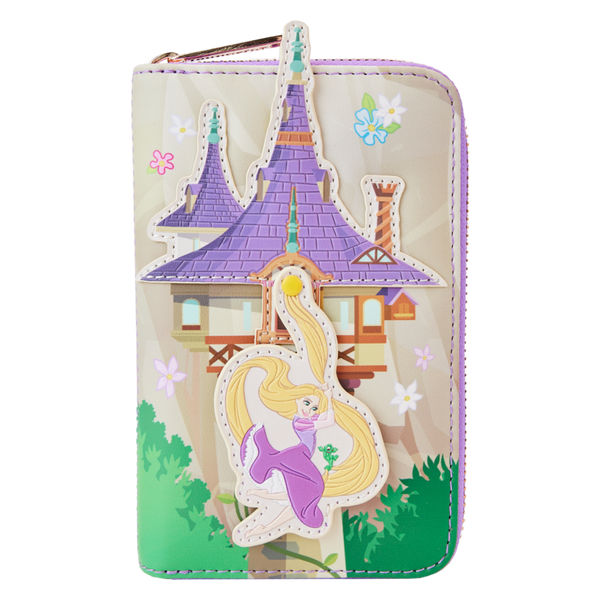 Tangled - Rapunzel Swinging Zip Around Wallet Purse