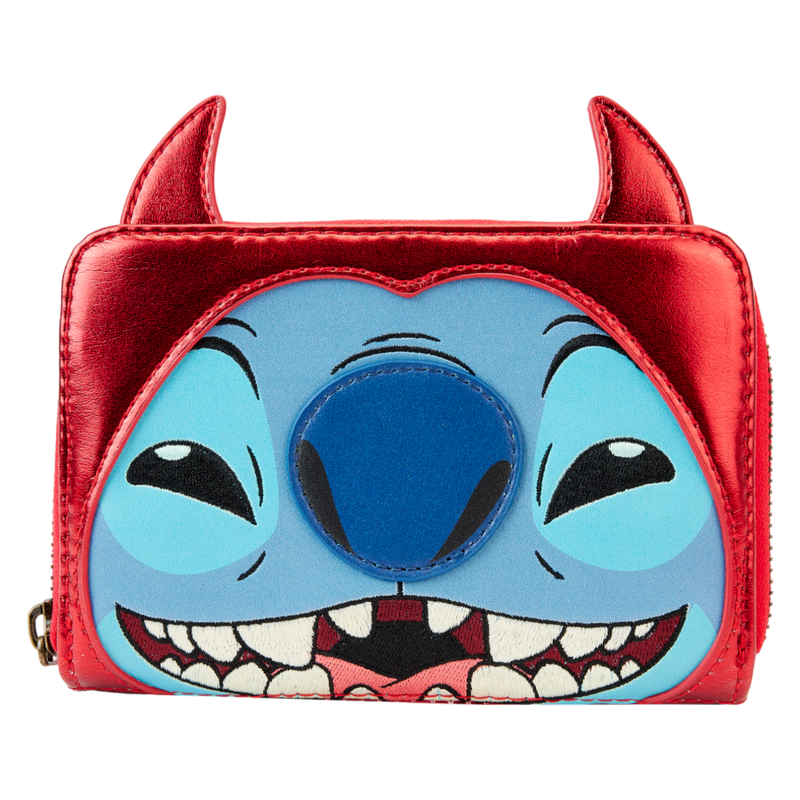 Disney - Stitch Devil Cosplay Zip Around Wallet Purse