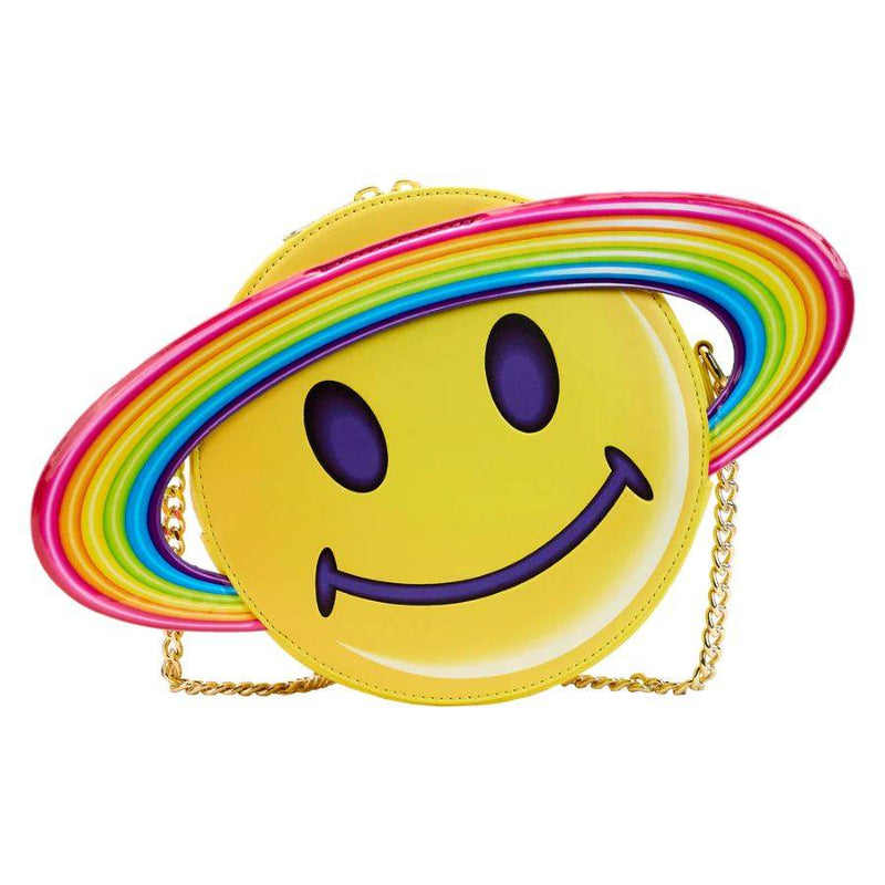 Lisa Frank - Yellow Rainbow Ring Saturn Crossbody Bag