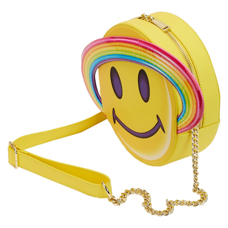 Lisa Frank - Yellow Rainbow Ring Saturn Crossbody Bag