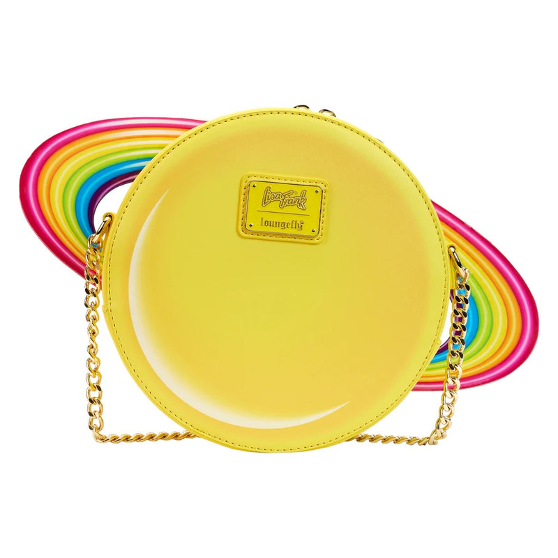 Lisa Frank - Yellow Rainbow Ring Saturn Crossbody Bag