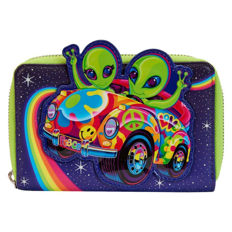 Lisa Frank - Cosmic Alien Ride Zip Around Wallet Purse