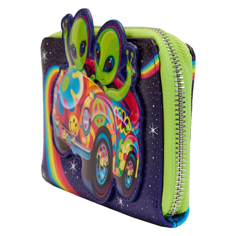 Lisa Frank - Cosmic Alien Ride Zip Around Wallet Purse