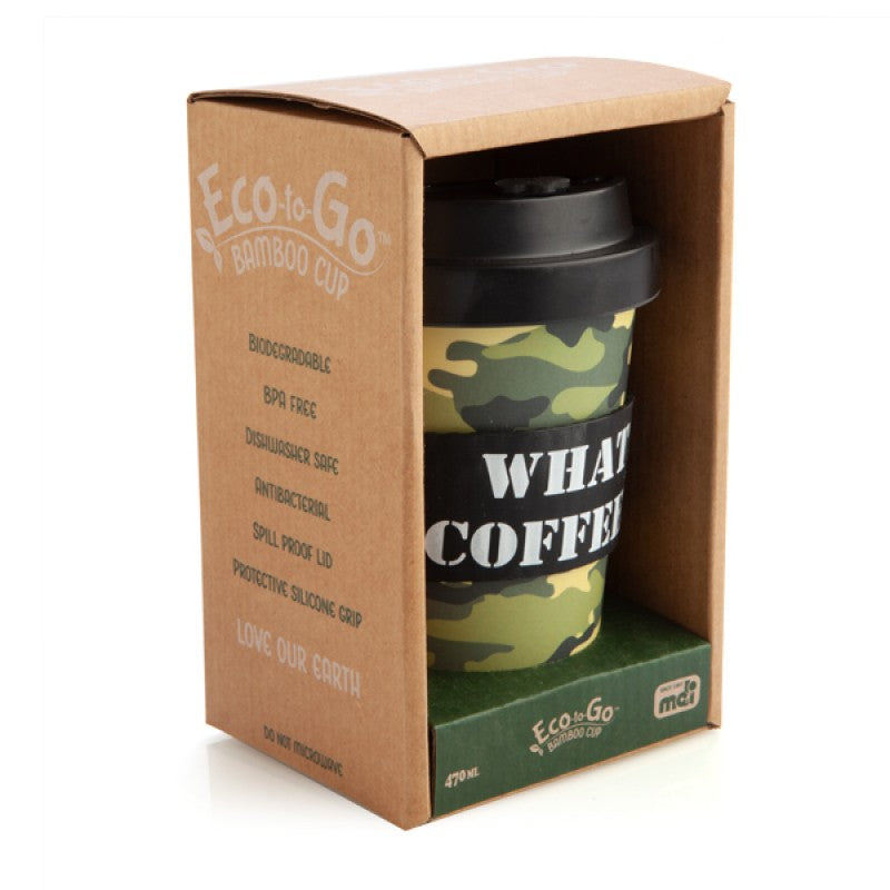 Camo Eco-to-Go Bamboo Cup