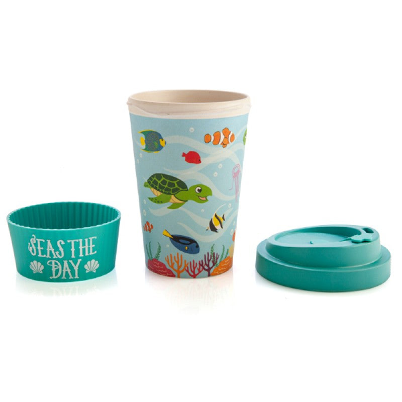 Sea Animal Eco-to-Go Bamboo Cup