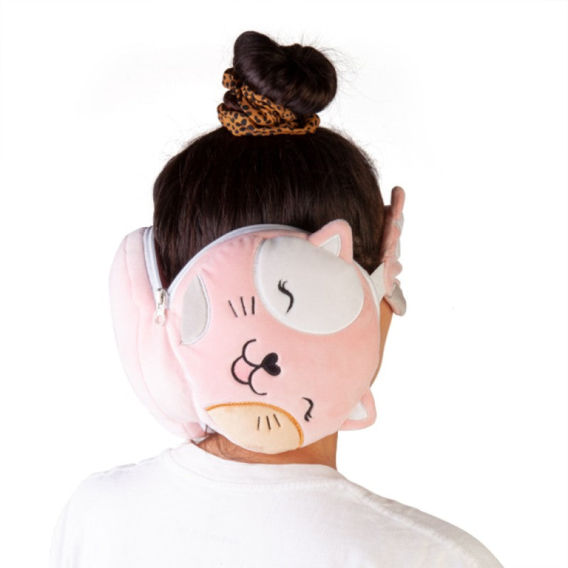 Smoosho's Pals Travel Cat Mask & Pillow