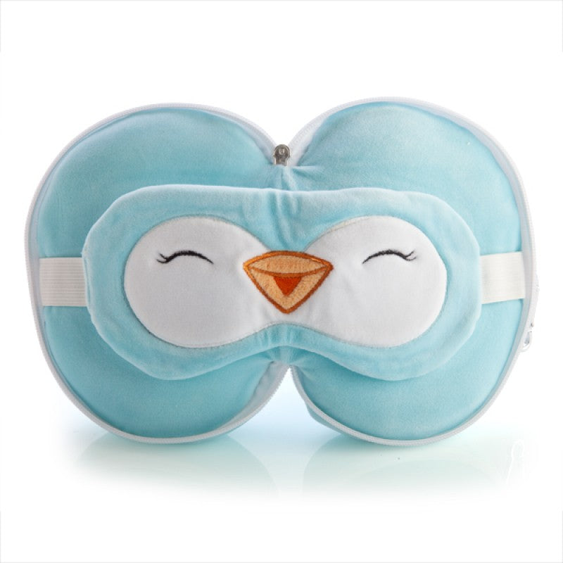 Smoosho's Pals Travel Penguin Mask & Pillow