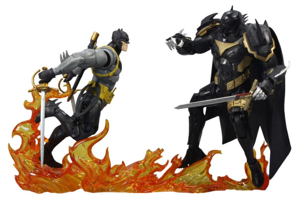 Batman - White Knight Batman vs Azrael Batman Armor 7" Action Figure 2pk