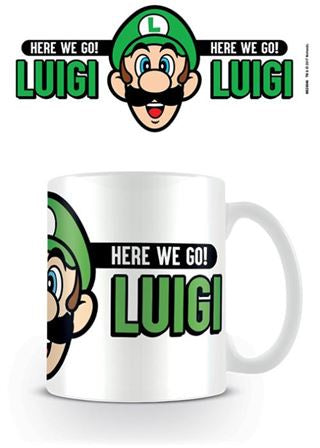 Super Mario - Here We Go Luigi Mug