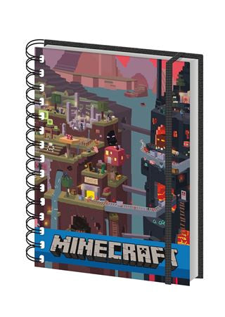 Minecraft - World Red - A5 Notebook