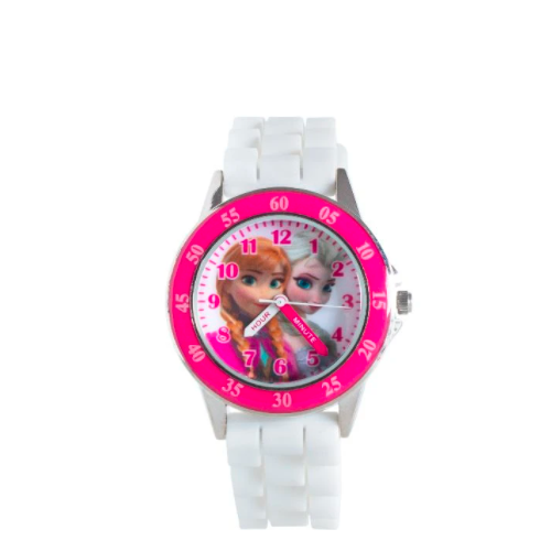 Frozen Time Teacher Watch Pink/White | Minitopia