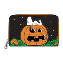 Peanuts - Great Pumpkin Snoopy Zip Around Purse