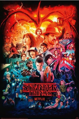 Stranger Things - Seasons Montage Poster