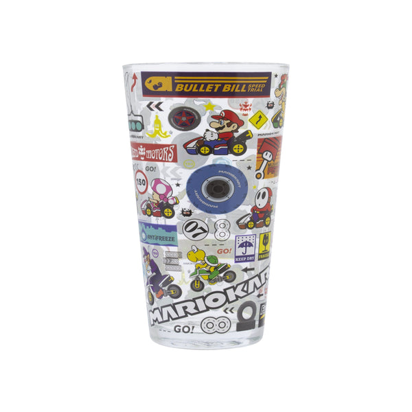 Super Mario - Mario Kart Stickerbomb Glass