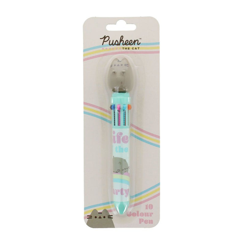 Pusheen Self Care Club: 10 Colour Pen with 3D Topper