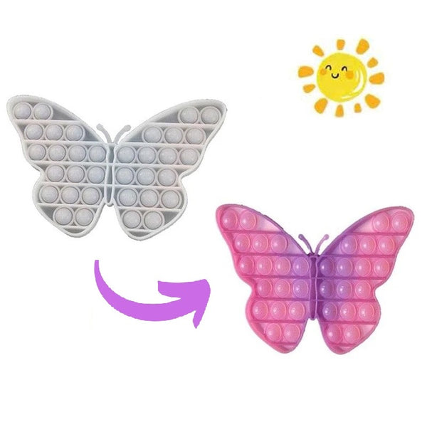 Pop It Fidget Toy Colour Change Butterfly (UV)