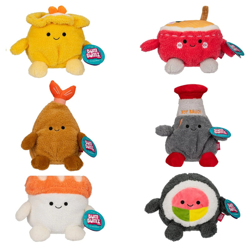 Bum Bumz Takeout 7.5 inch Plush Assortment