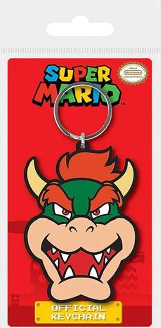 Super Mario - Bowser Rubber Keyring