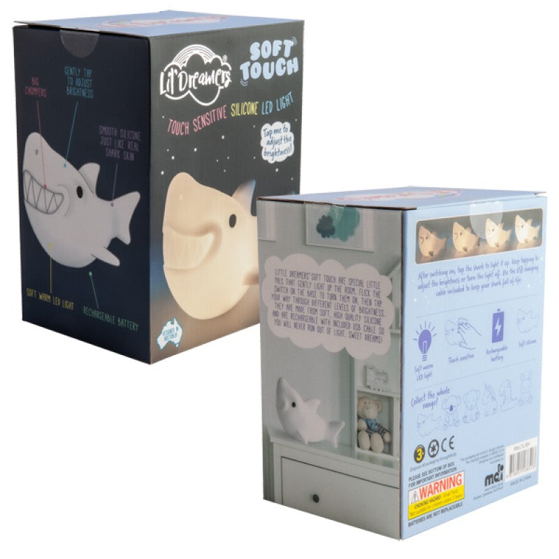 Lil Dreamers Shark Soft Touch LED Light