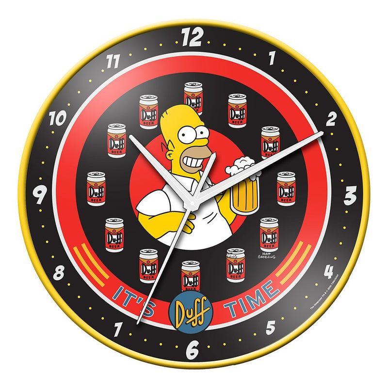The Simpsons - Duff Time Round Clock