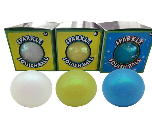 Giant Sparkle Squeeze Ball 10cm