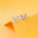 Disney - Diamante Mickey Ears Earrings (Silver)