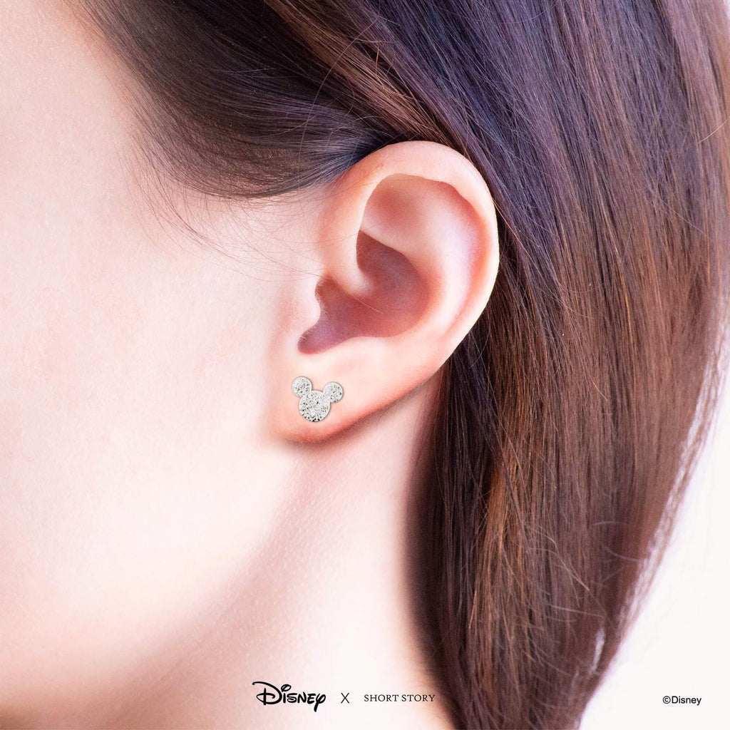 Pandora Disney Earrings Mickey Diamond Earrings Mickey Ears