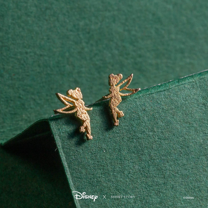 Disney - Peter Pan - Tinker Bell Earrings (Gold)