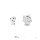Disney - Beauty and the Beast - Mrs Potts and Chip Earrings (Silver)