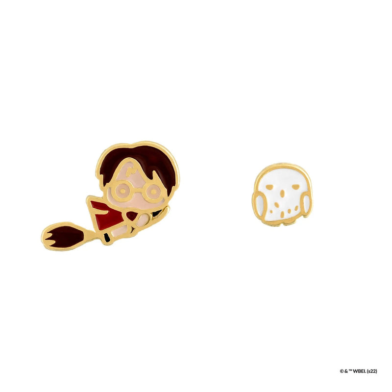 Harry Potter - Harry Potter & Hedwig Epoxy Earrings