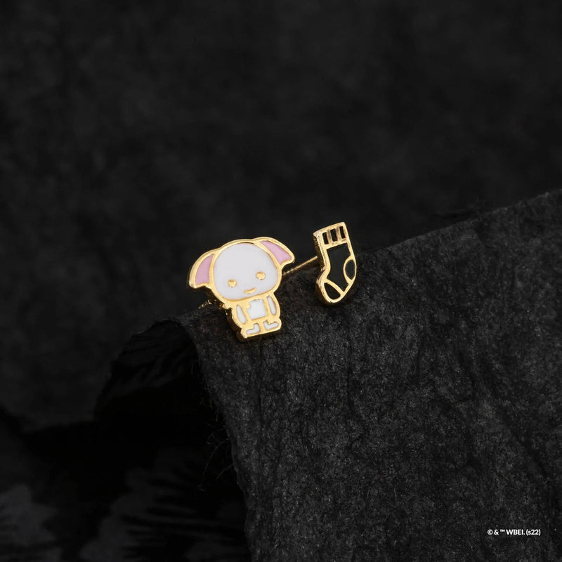 Harry Potter - Dobby & Sock Epoxy Earrings