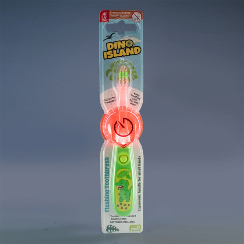 Flashing Toothbrush Dinosaur