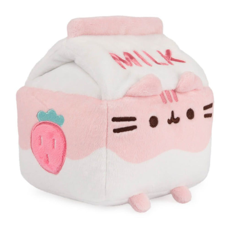 Pusheen Sips: Strawberry Milk Plush