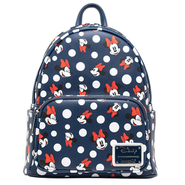 Disney - Minnie Mouse Polka Dots Navy Mini Backpack