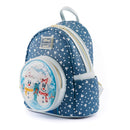 Mickey Mouse - Mickey and Minnie Snowman Snow Globe Mini Backpack