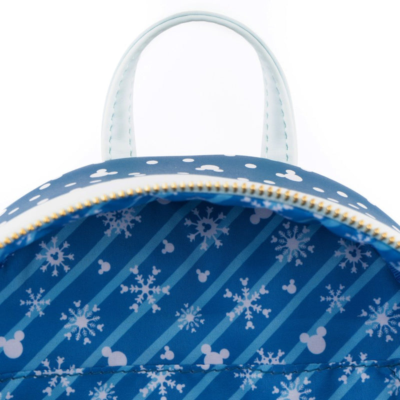 Mickey Mouse - Mickey and Minnie Snowman Snow Globe Mini Backpack