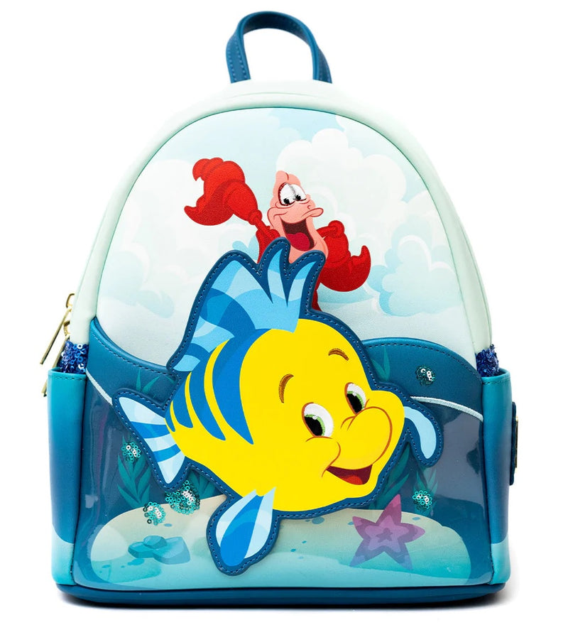 The Little Mermaid - Flounder and Sebastian Backpack