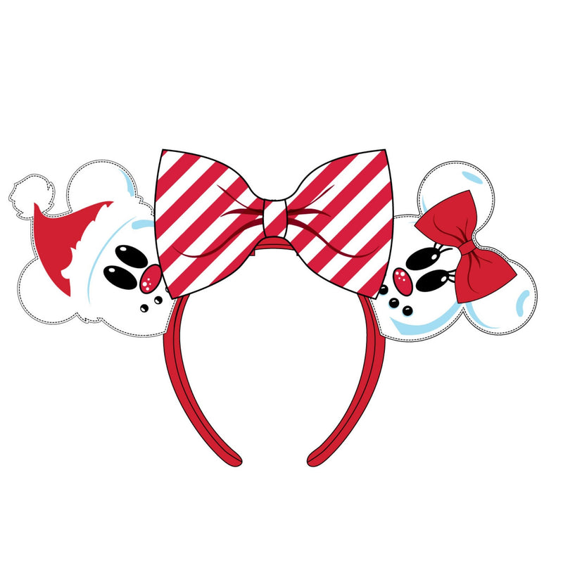 Mickey Mouse - Snowman Mini Backpack & Headband Set
