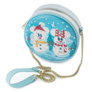 Mickey Mouse - Mickey and Minnie Snowman Snow Globe Crossbody Bag
