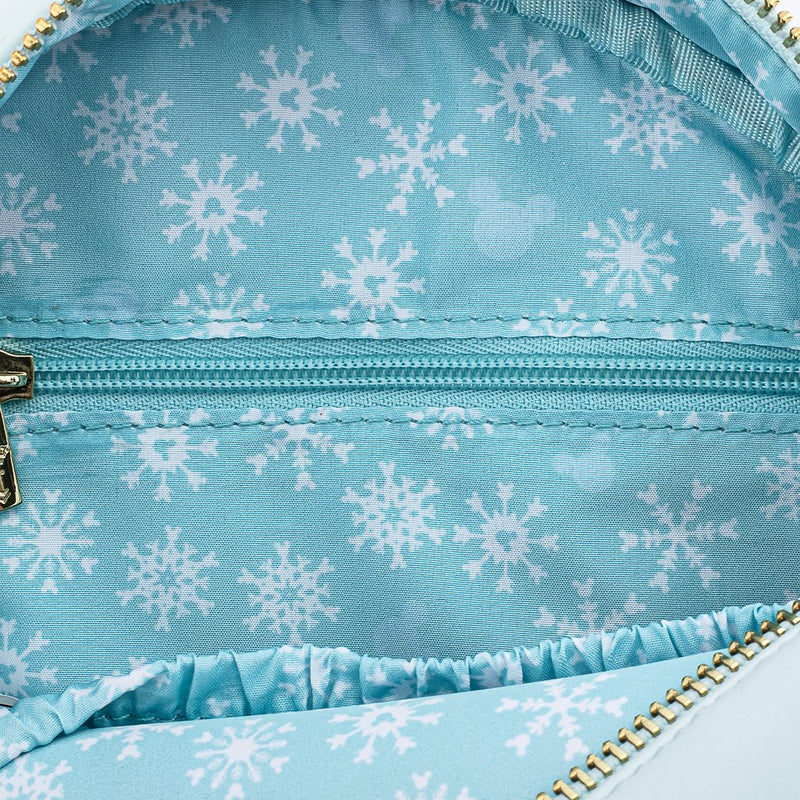 Mickey Mouse - Mickey and Minnie Snowman Snow Globe Crossbody Bag