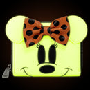 Mickey Mouse - Minnie Ghost Glow-in-the-Dark Zip Purse