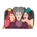 Cinderella - Villains Scene Evil Stepmother And Step Sisters Zip Around Purse