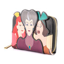 Cinderella - Villains Scene Evil Stepmother And Step Sisters Zip Around Purse
