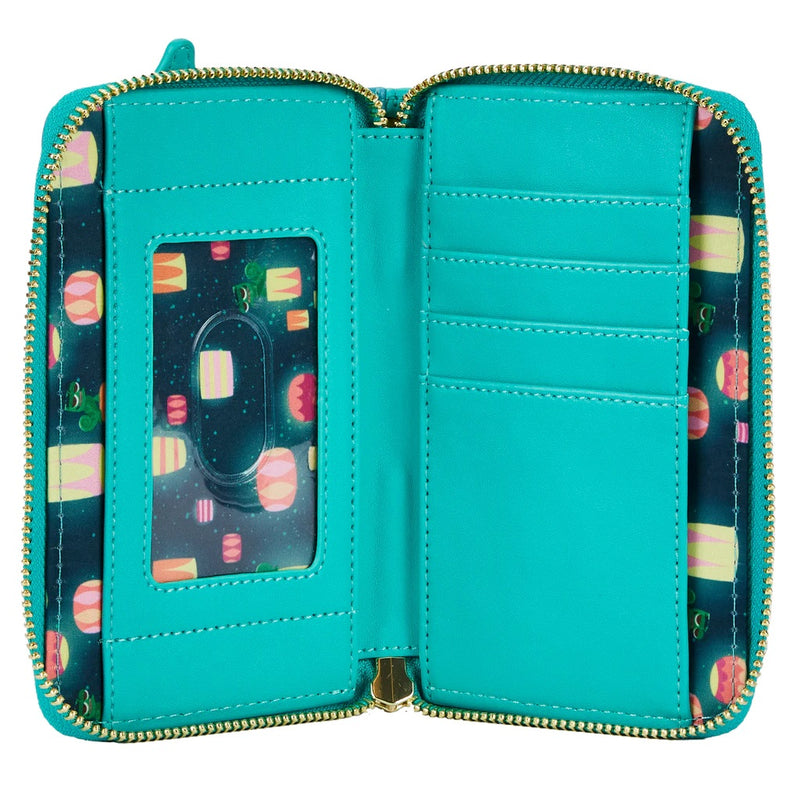 Tangled - Rapunzel Castle Glow in the Dark Zip Around Purse