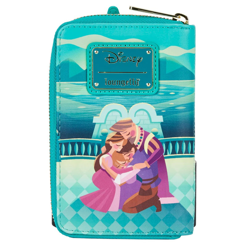 Tangled - Rapunzel Castle Glow in the Dark Zip Around Purse